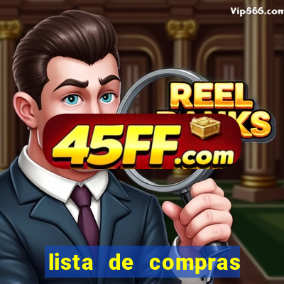 lista de compras supermercado completa pdf